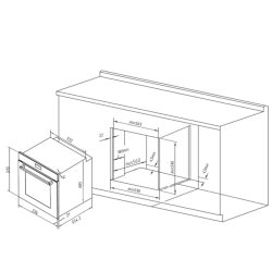 Forno Encastrar Cecotec Bolero Hexa AF316000 Glass White A