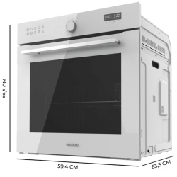 Forno Encastrar Cecotec Bolero Hexa AF316000 Glass White A