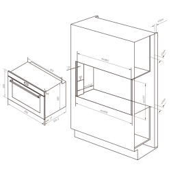 Forno Encastrar Cecotec Bolero Hexa AF319000 Inox A