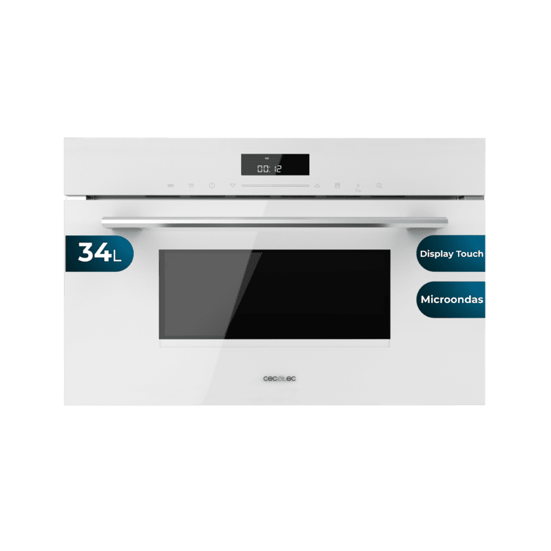 Forno e Microondas Encastrar Cecotec Bolero Hexa MW703800 Glass White