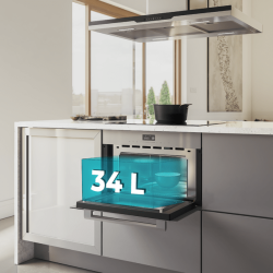Forno e Microondas Encastrar Cecotec Bolero Hexa MW703800 Glass Grey