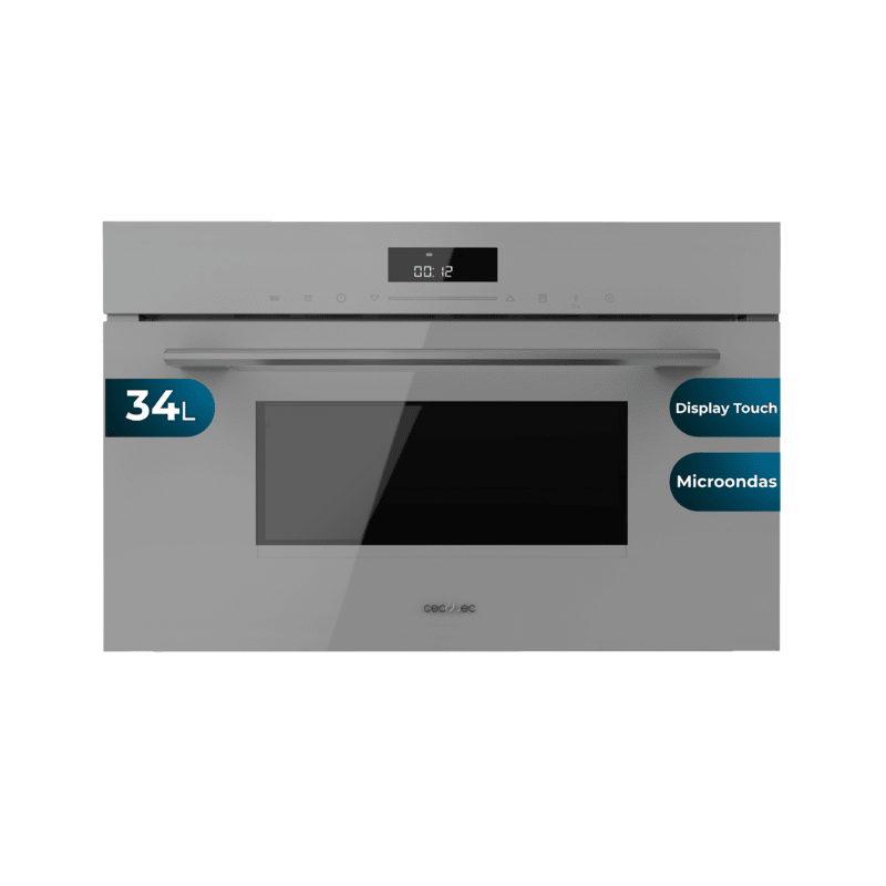 Forno e Microondas Encastrar Cecotec Bolero Hexa MW703800 Glass Grey