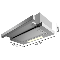 Exaustor Cecotec Bolero Flux TLM 606500 Inox A