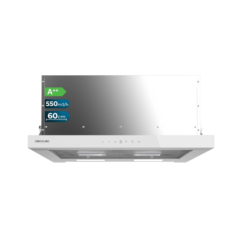 Exaustor Cecotec Bolero Flux TLT 605500 Glass White A++