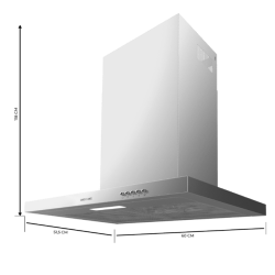 Exaustor Cecotec Bolero Flux TM 603500 Inox B