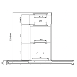 Exaustor Cecotec Bolero Flux TT 605500 Glass Black A++