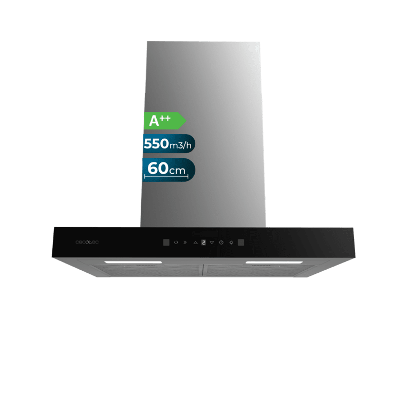 Exaustor Cecotec Bolero Flux TT 605500 Glass Black A++