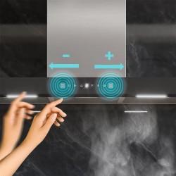 Exaustor Cecotec Bolero Flux TT 905500 Glass Black A+