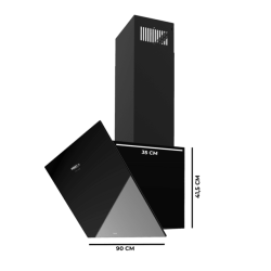 Exaustor Cecotec Bolero Flux DM 906500 Glass Black A