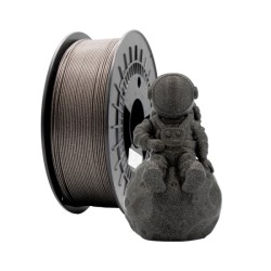 Filamento de Impressão 3D Pla GLITTER  1.75mm 1Kg Preto