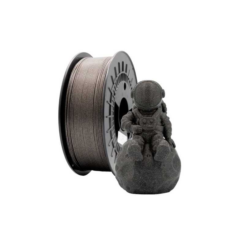 Filamento de Impressão 3D Pla GLITTER  1.75mm 1Kg Preto