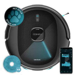 Cecotec Robot Aspirador Conga 9590 Spin Revolution Ultra Power