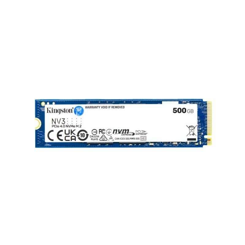 Disco SSD Kingston NV3 M2 2280 500GB PCIe 4.0 NVMe 3D NAND