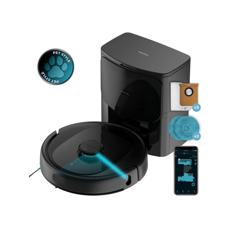 Cecotec Robot Aspirador Conga 9590 Spin Revolution Ultra Power Home