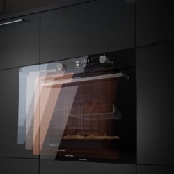Forno Encastrar Cecotec 73L Bolero Hexa P526000 Glass Black A