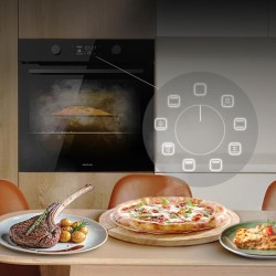 Forno Encastrar Cecotec 73L Bolero Hexa P526000 Glass Black A