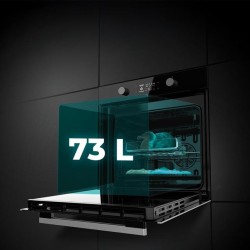 Forno Encastrar Cecotec 73L Bolero Hexa P526000 Glass Black A