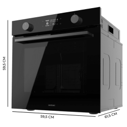 Forno Encastrar Cecotec 73L Bolero Hexa P526000 Glass Black A