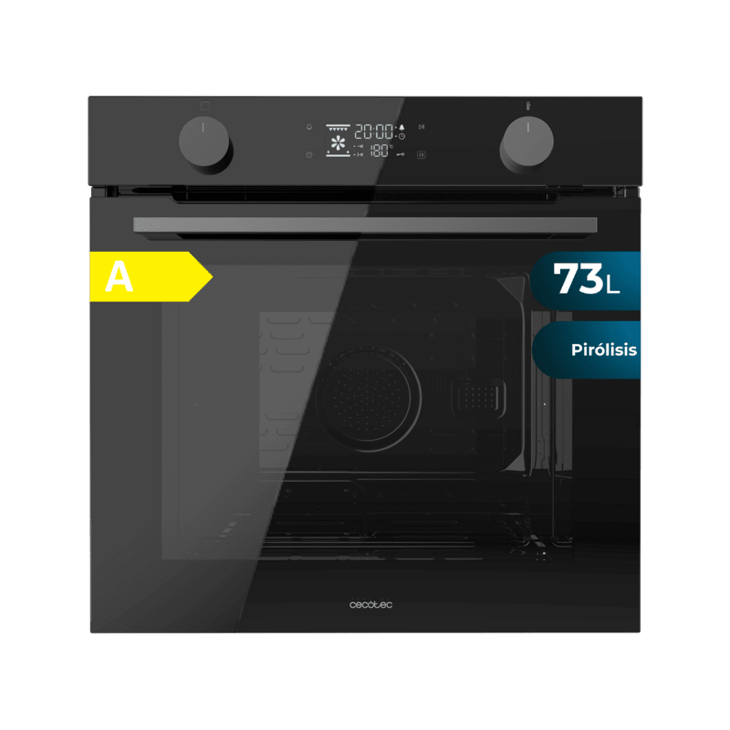 Forno Encastrar Cecotec 73L Bolero Hexa P526000 Glass Black A