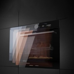 Forno Encastrar Cecotec 73L Bolero Hexa P516000 Glass Black A