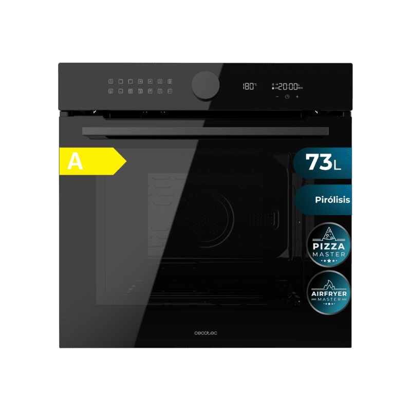 Forno Encastrar Cecotec 73L Bolero Hexa P516000 Glass Black A
