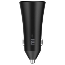 Xiaomi Mi 37W Dual-Port Carregador de Isqueiro Preto