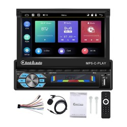 Monitor de Carro 9.0" Podofo A3012 Carplay e Android Auto, Bluetooth, GPS, WIFI, USB