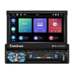 Monitor de Carro 9.0" Podofo A3012 Carplay e Android Auto, Bluetooth, GPS, WIFI, USB