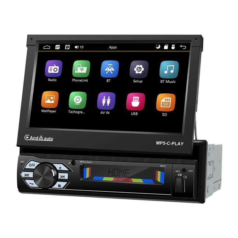 Monitor de Carro 9.0" Podofo A3012 Carplay e Android Auto, Bluetooth, GPS, WIFI, USB