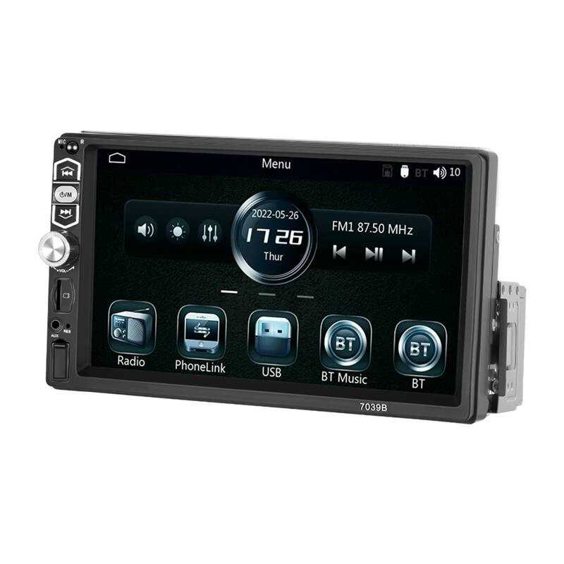 Monitor de Carro 7.0" Podofo A3061 Carplay e Android Auto, Bluetooth 5.1