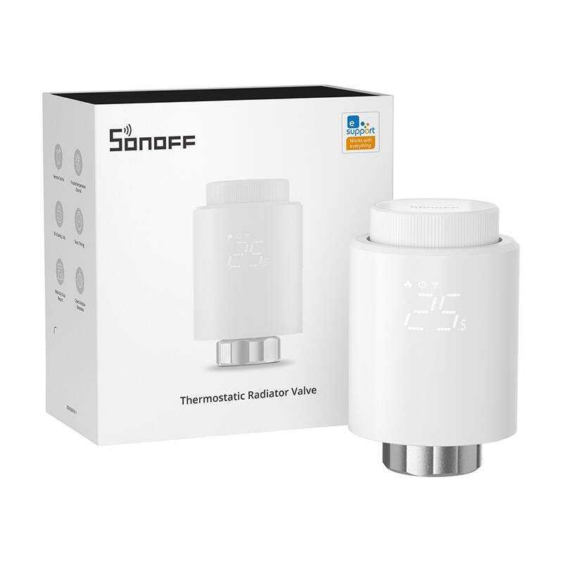 Válvula Radiador Termostato Inteligente Sonoff TRVZB Zigbee 3,0