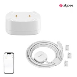 Sensor Inundação Agua Zigbee Sonoff SNZB-05P + Cabo WLDC200