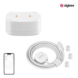 Sensor Inundação Agua Zigbee Sonoff SNZB-05P + Cabo WLDC200