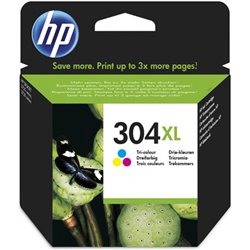 Tinteiro Original HP 304XL Cores N9K07AE