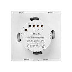 Sonoff Interruptor Parede Tatil T2 2C WiFi Smart