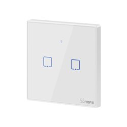 Sonoff Interruptor Parede Tatil T2 2C WiFi Smart