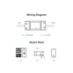 Sonoff Basic R2 - Módulo Relé Wi-Fi Wireless Smart